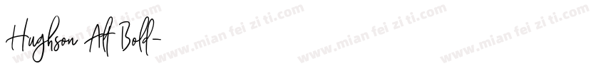 Hughson Alt Bold字体转换